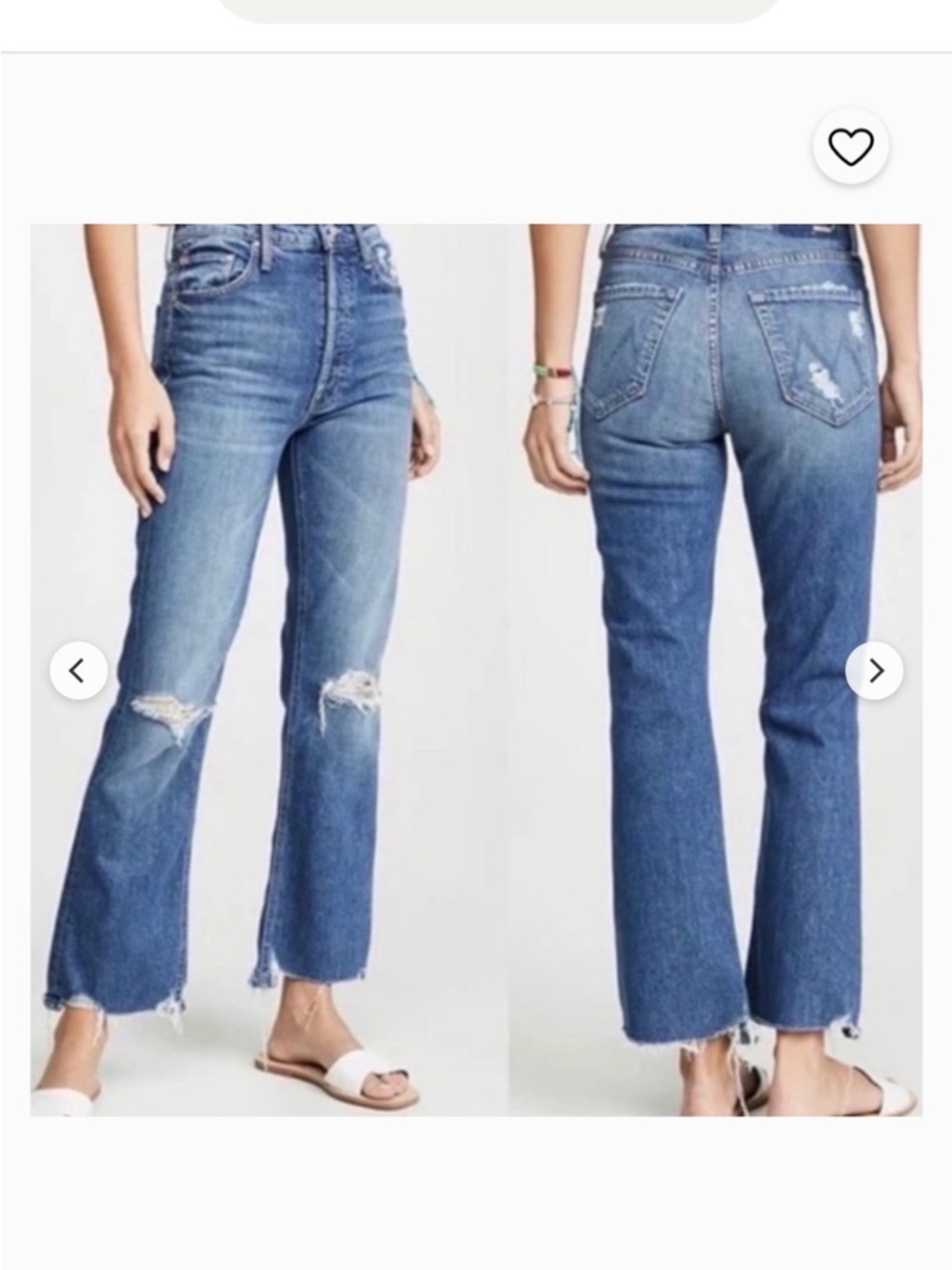 MOTHER The Tripper Chew Jeans